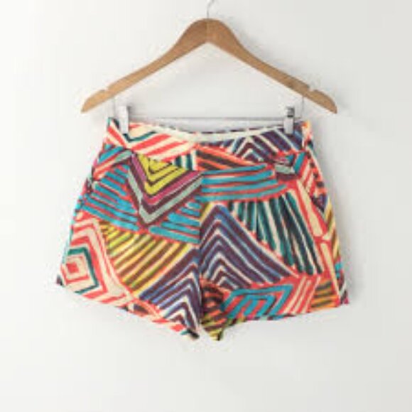 J. Crew colorful Shorts Size 2 - Picture 1 of 5